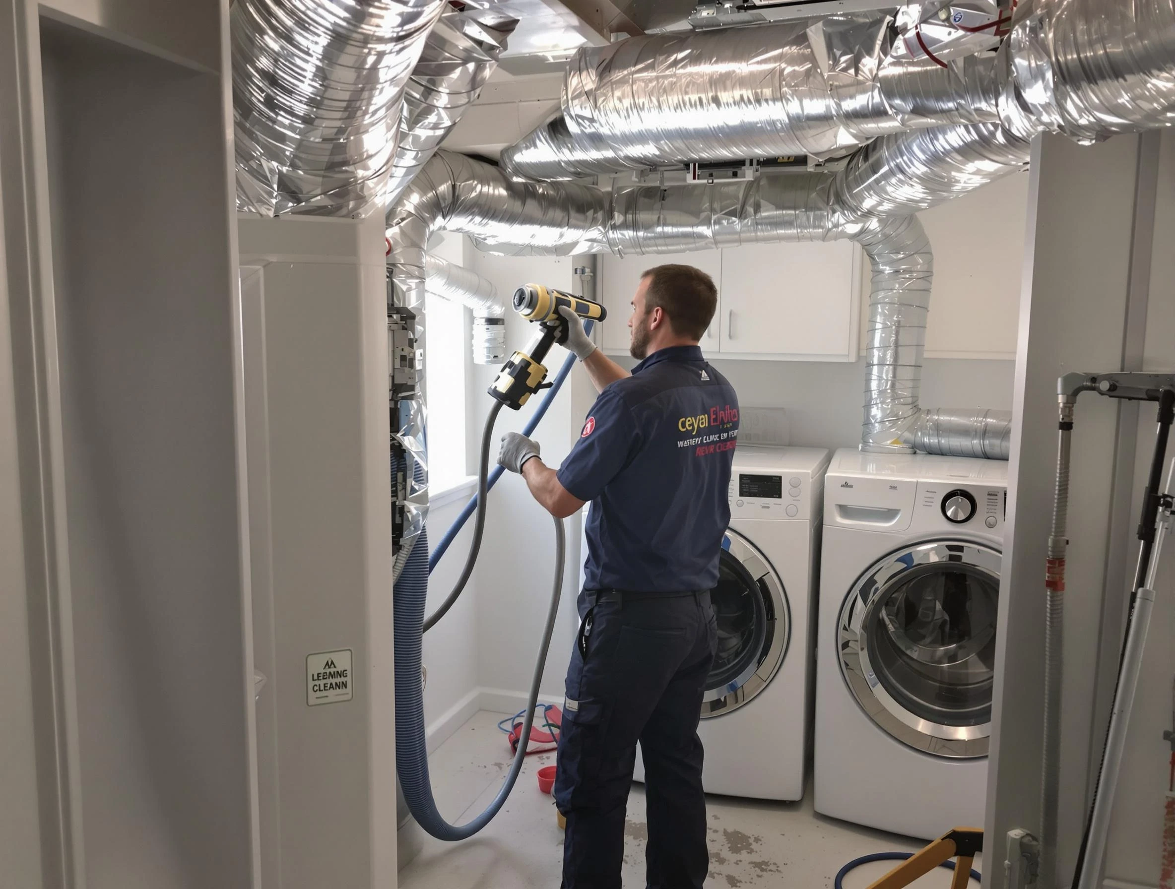 Washington Terrace Dryer Vent Cleaning specialist using advanced equipment for thorough duct cleaning in Washington Terrace